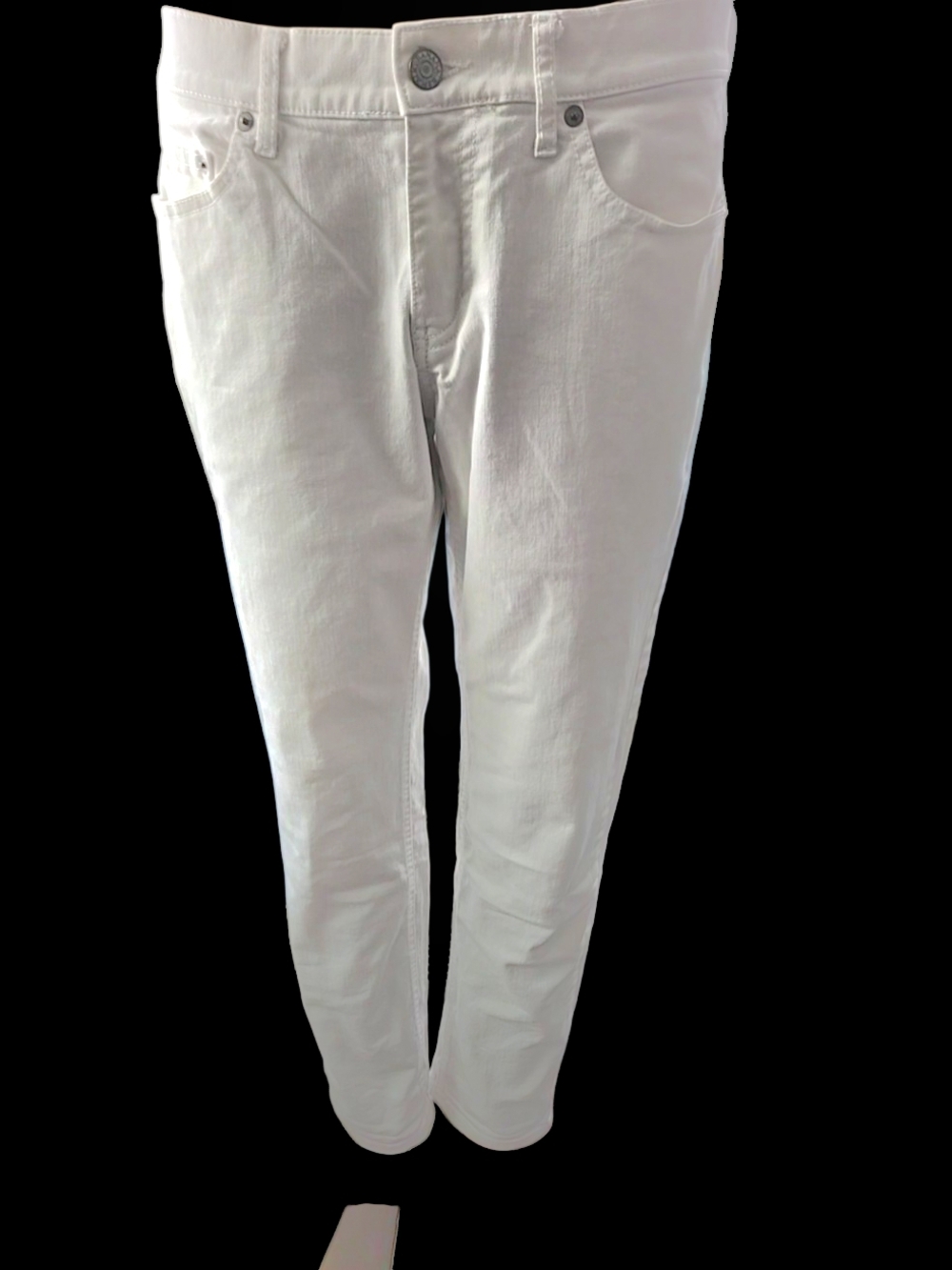 Banana Republic White Girlfriend Jeans